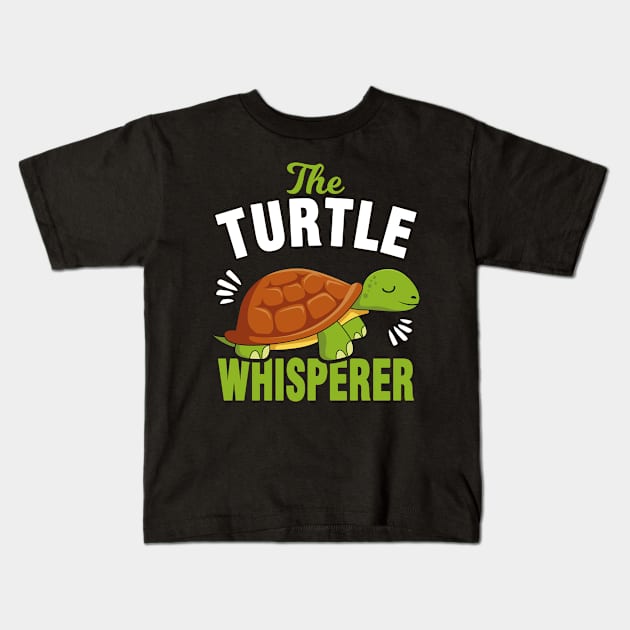 Tortoise Whisperer Tortoise Kids T-Shirt by Tobias Store